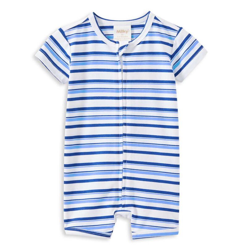 Milky Zip Romper 00-1Y image number 0